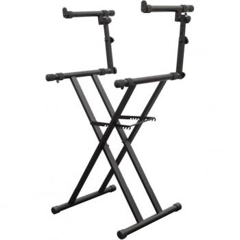 Odyssey LTBXS2 Heavy-Duty Double Tier Folding X-Stand