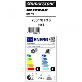 Neumático de invierno Bridgestone Blizzak DM V3 235/70 R16 106S Soft Compuesto TL