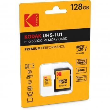 Kodak - Microsdxc 128gb microsdxc uhs-i Class 10 Memoria Flash - Tarjeta de Memoria