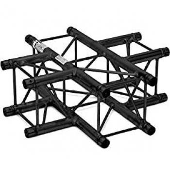 ALUTRUSS DECOLOCK DQ4-SPAC41 4-Way Cross Piece Bk