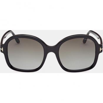 Tom Ford Cat Eye Black Acetate Women's Sunglasses FT1034 Hanley 57MM