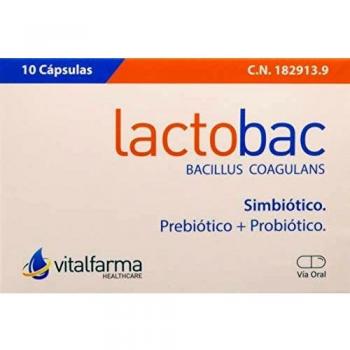 Vitalfarma Lactobac Inulina + Bacillus Coagulans, 15 cápsulas