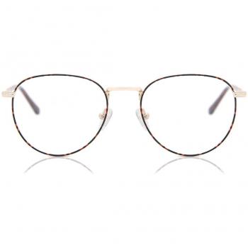 Gafas Anti-Azules Oval Montuta Completa Metálico Dorados Armazones para Hombre - SmartBuy Collection