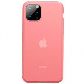 Funda protectora Baseus para iPhone 11 Pro Jelly Liquid Silica Gel transparente rojo (wiapiph58s-gd09)