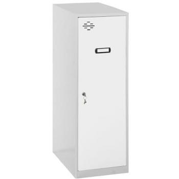 Casillero SIMONLOCKER DISM. SINGLE MINI 915x400x500 mm GR/BC - 8425437117985 - Simon Rack Taquillas Vestuario Metálica 915x400x500 Gris/Blanco