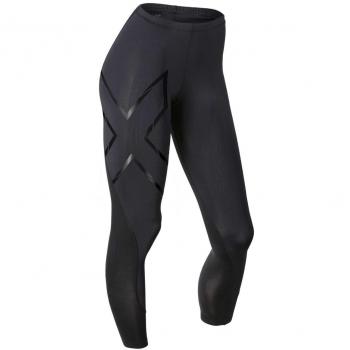 2 x U – Pantalones para mujer Elite MCS Compression Tight [XFORM], todo el año, mujer, color Blk/Nro, tamaño L