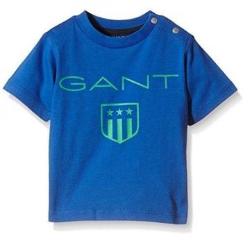 Gant SC. BOY GANT SHIELD SS TSHIRT-camiseta Bebé-Niñas    Azul Blue