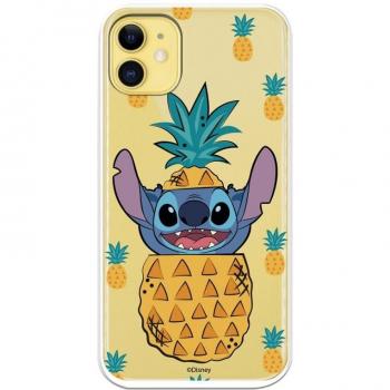 Funda para iPhone 11 Oficial de Disney Stitch Piñas - Lilo & Stitch