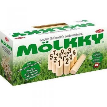 Mölkky – 53656 – Juego de lanzamiento – Bolos finlandaises – Mölkky Midi
