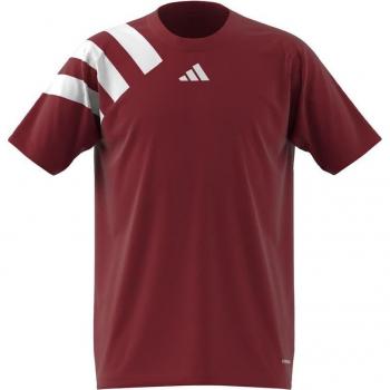 Camiseta de entrenamiento de fútbol Adidas Fortore 23 para niño, manga corta, color rojo (talla 128)