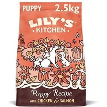 Lily's Kitchen Puppy Recipe Chicken and Salmon Natural Grain Free Complete Dry Dog Food