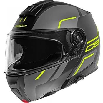 Casco Modular Schuberth C5 Master - Fibra de Vidrio y Carbono Amarillo