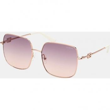 Gafas de sol cuadradas oversize de metal dorado para mujer Guess GU7906-H