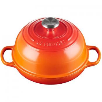 Le Creuset Cast Iron Bread Baking Cocotte - Volcanic Flame 24 cm