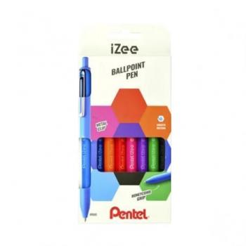 Bolígrafo Energel retráctil Pentel - Estuche 8 unidades