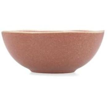 Bol Irregular Cerámico 16x6,5CM Terracota con Relieves Orgánicos y Apto para Microondas