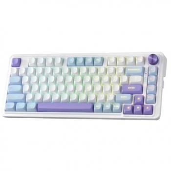 Redragon K673 MAX Wireless 75% RGB Mechanical Gaming Keyboard with Hot-Swap PBT Keys and Custom Linear Switches