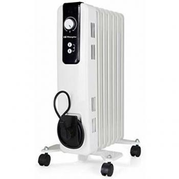 Orbegozo RH 1500 - Radiador de Aceite con 7 Elementos Caloríficos y 3 Potencias Regulables (600-900-1500W)