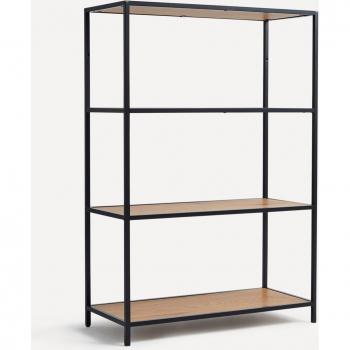 Estantería de madera con 4 baldas estilo Dakota para organizar tus espacios - El Corte Inglés