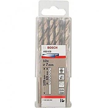Bosch 2 608 585 892 - Pack de 10 brocas metálicas HSS-Co, DIN 338