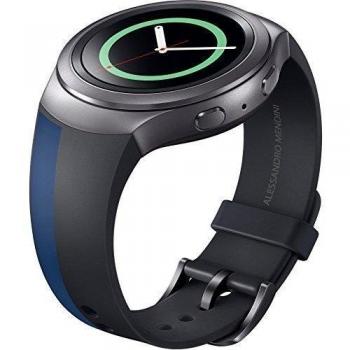 Samsung ET-SRR72MLEGWW - Correa para smartwatch Samsung Gear S2 Sport, diseño Mendini, color azul y negro
