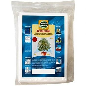 Mondo Verde TNT08 Pack de 3 Telas protección Medio de 2 x 4 m, Blanco, 200x200x400 cm