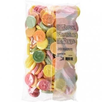 Miguelañez Bolsa Caramelos de Goma Circulares Diferentes Colores - 1000 gr