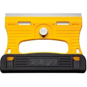 Olfa GSR-1/3B Rascador de vidrio cuchilla inoxidable, Yellow/Black, 18 x 120 mm