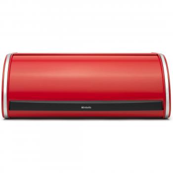 Brabantia 484001 - Panera con Tapa Deslizante, tamaño Normal, Color Rojo