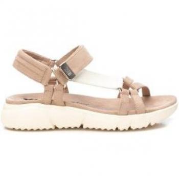 Sandalia de Mujer Xti 142901 Taupe con Cierre Adherente