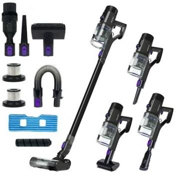 Aspiradora Escoba Noaton AVC600 Deluxe Edition Sin Cable, Potente 46000 Pa/600 W, Ligera, Filtro HEPA, Mod Automático, Hasta 85 Minutos de Uso