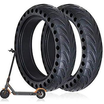 Llanta Compatible con Xiaomi M365, Rueda Antideslizante Xiaomi M365 Neumático de 8,5 Pulgadas Llanta de Repuesto sólido para llanta Delantera/Trasera Xiaomi Mijia M365 Accesorios