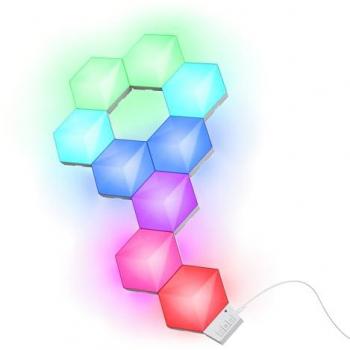 Paneles Luminosos Hexagonales RGB Trust GXT902 Vybz