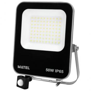Proyector LED de Aluminio Matel con Sensor Chip Samsung 50W Fría