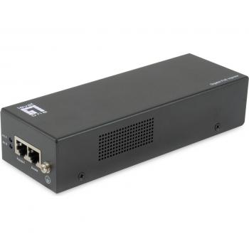 LevelOne POI5003 Gigabit PoE Injector, 802.3 af/at/bt, 90W