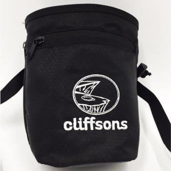 Bolsas de tiza para escalada, gimnasia, deportes, black chalk bag with chalk ball