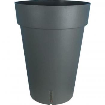 Maceta Riss Ø 53 cm Gris Polipropileno Plástico Redondo