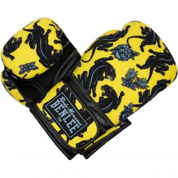 Benlee Panther Artificial Leather Boxing Gloves Yellow / Black / Blue 8 oz Unisex