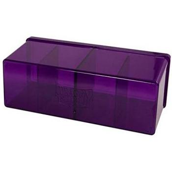 Dragon Shield Four-Compartment Storage Box - Purple