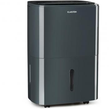 Deshumidificador Klarstein DryFy 20, 420W, 20l/d, 230m³/h, para espacios de 40-50m², tecnología DrySelect y nivel sonoro de 45dB