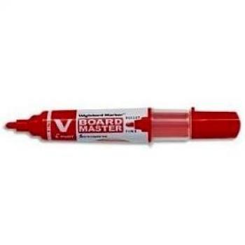 Rotulador de Pizarra Blanca Pilot V Board Master Punta Fina Recargable Rojo