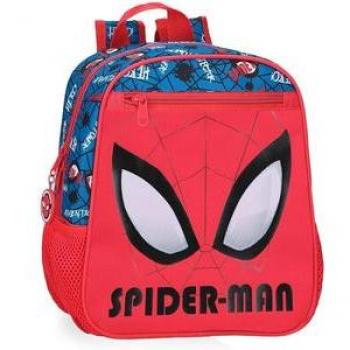 Mochila Escolar Poliéster Spiderman Authentic Roja