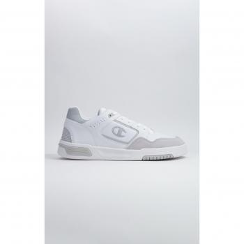 Zapatillas Champion Z80 Low de cuero para hombre en blanco y gris, tallas EU41 a EU46