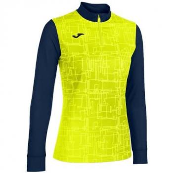 Sudadera Joma Elite VIII mujer/niña marino amarillo flúor 1/2 Zip