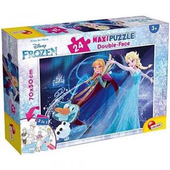 Puzzle Doble Cara Supermaxi 24 Piezas Disney Frozen
