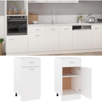 vidaXL Drawer Bottom Cabinet White 40x46x81.5 cm Engineered Wood