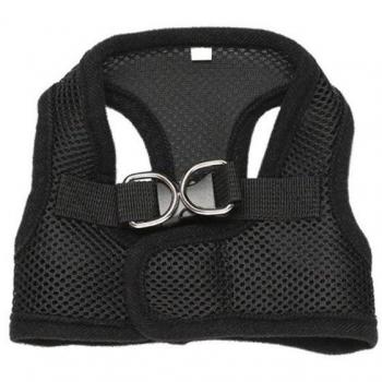 Arnés Ajustable para Perros Pequeños Negro-Xs