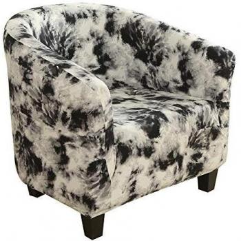 HIFUAR Fundas Elásticas para Sillón Chesterfield,1 Pieza Moderna Funda de Butaca de Salón Lavable Cubierta Protector de Mueble Elegante para Chester 1 Plaza,Dormitorio,Recepción,Contador,Negro