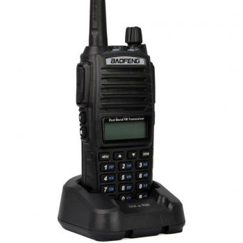 Mengshen Walkie Talkie UV-82 Two Way Radio Tiene Capacidad Más Potente Que Otros Dual-Band 144-146/430-440MHZ FM Ham Radio Transceptor Interphone Rango Largo + Dual PTT Auricular, BF UV 82