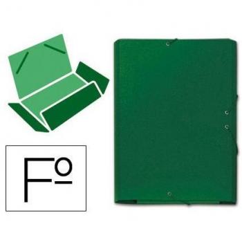 CARPETA CARTON COMPACTO GOFRADO Nº 8.FOLIO GOMA SOLAPA VERDE MARIOLA 5285VE